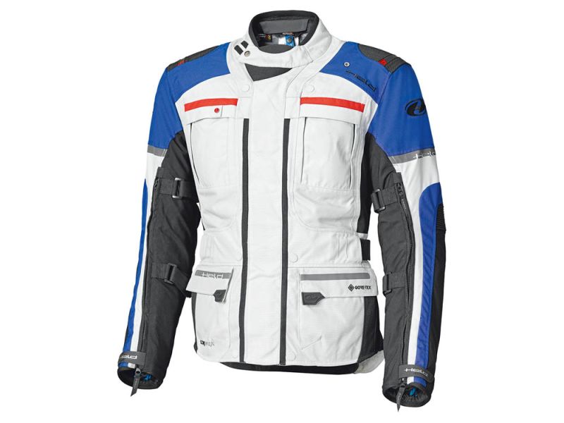 Held Carese Evo GTX motorcycle jacket (grey / blue)