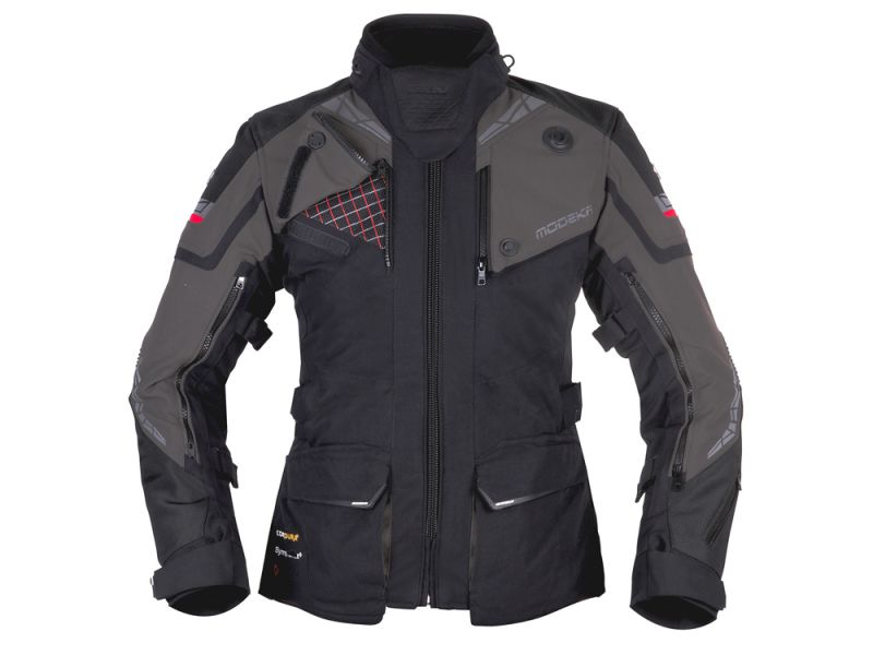 Modeka Panamericana II Motorcycle Jacket Women (black / dark grey)