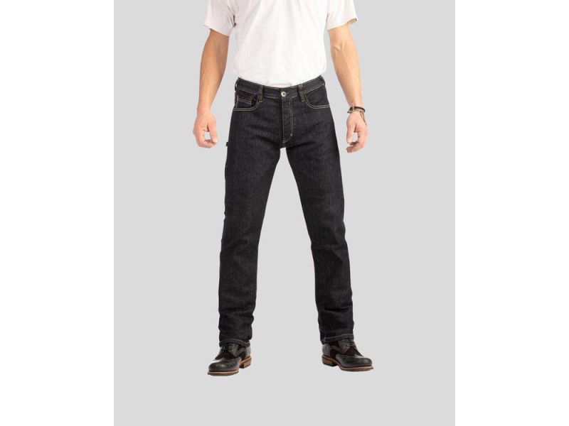 rokker Iron Selvage Raw Motorcycle Jeans (blue)