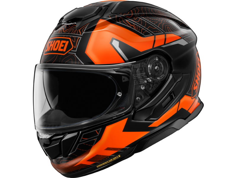 Shoei GT-AIR3 Hike TC-8 Motorradhelm (Schwarz/Orange)