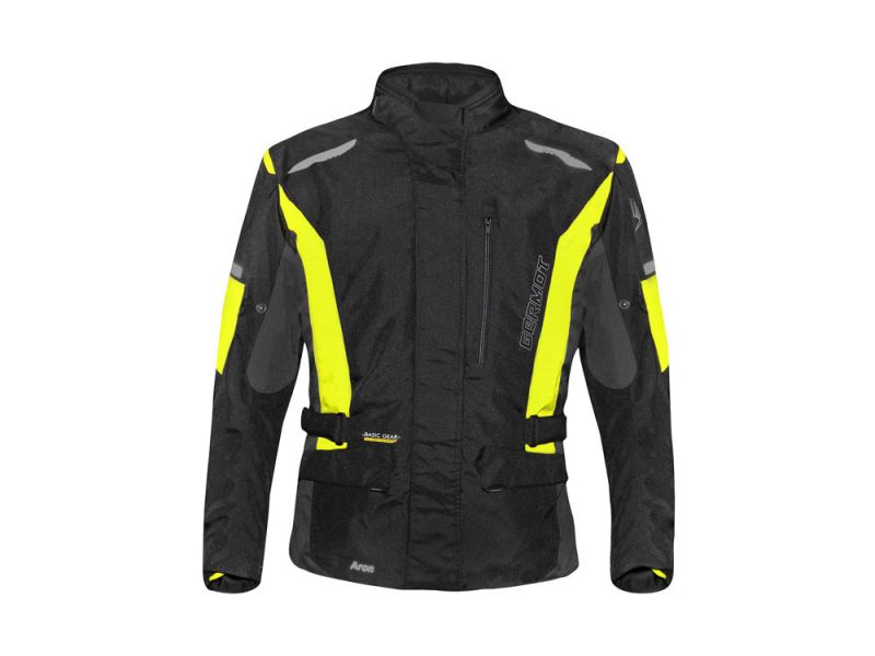 Germot Aron Junior Textile Jacket for Kids (black/yellow)