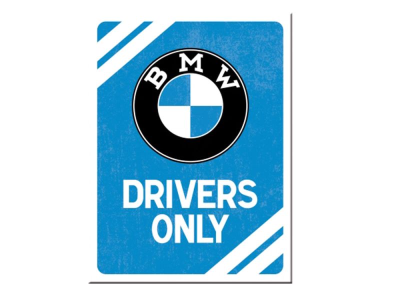 Nostalgic-Arts BMW Drivers Only Magnet (6x8cm)