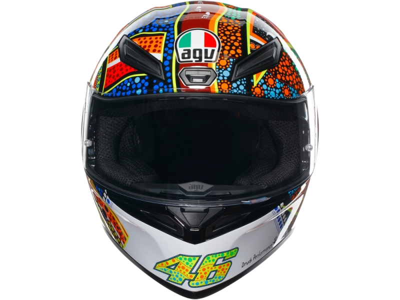AGV K1 S Dreamtime Integralhelm (weiß/blau/rot/gelb)