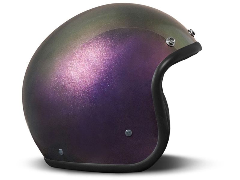 DMD Retro Rainbow Jethelm (violett)