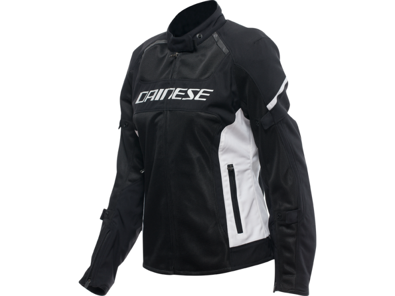 Dainese Air Frame 3 Tex-Jacke Lady (Schwarz/Weiß) 