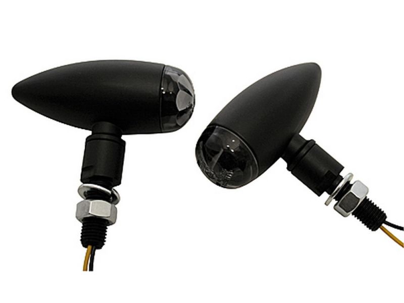 Highsider Micro Bullet LED Blinkersatz getöntes Glas