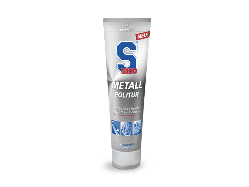 S100 Metal Polish for Aluminium / Chrome / Stainless Steel (100ml)