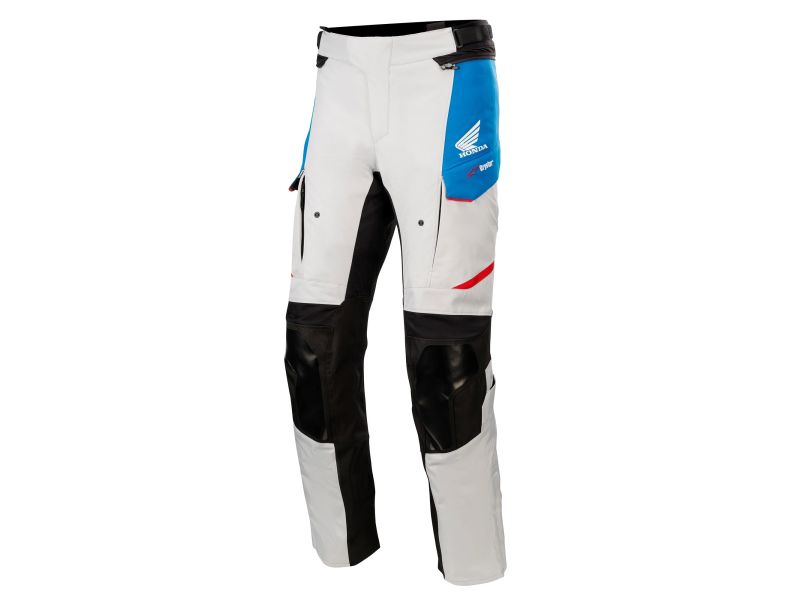 Alpinestars Honda Andes V3 Drystar Motorcycle Pants Men (light grey / blue / red)