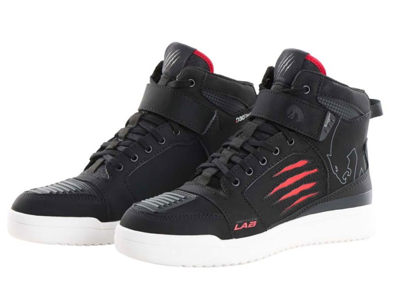 Furygan Tarmac D3O Motorradschuhe (schwarz / rot)