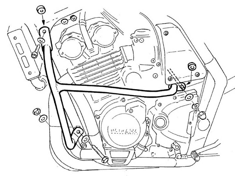 Hepco & Becker Sturzbügel Yamaha FZS 600 / Fazer (1998-2004)