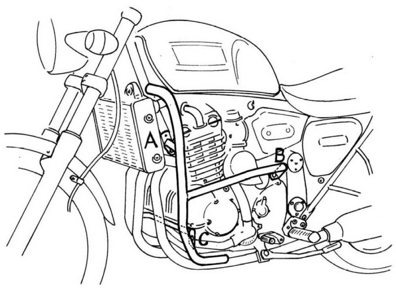 Hepco & Becker Sturzbügel Triumph Legend TT / Thunderbird