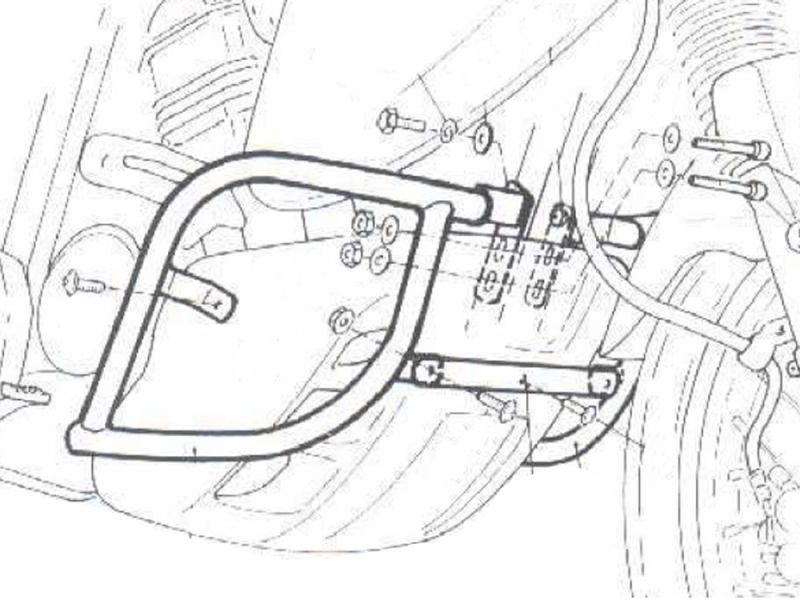 Hepco & Becker Sturzbügel Honda XL 650 V Transalp (2000-2007)