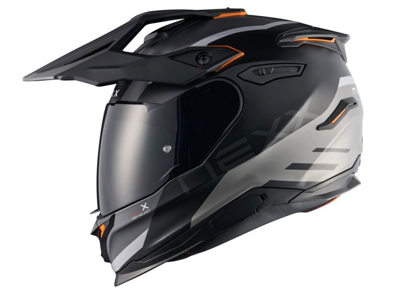 Nexx Y.Travl Quest MT Motorrad Endurohelm (schwarz / grau)