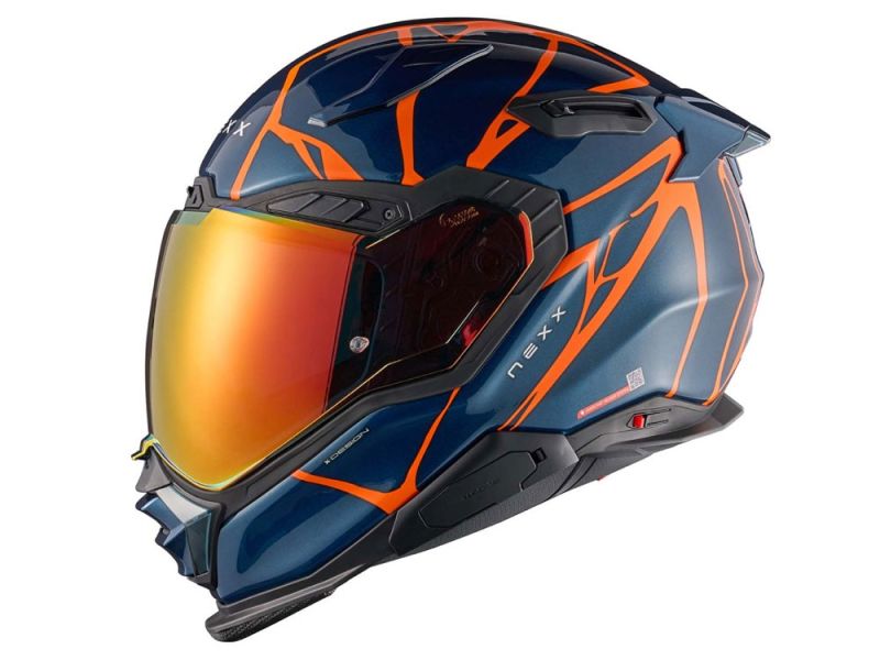 Nexx X.WST3 B-Side Motorrad Integralhelm (blau)