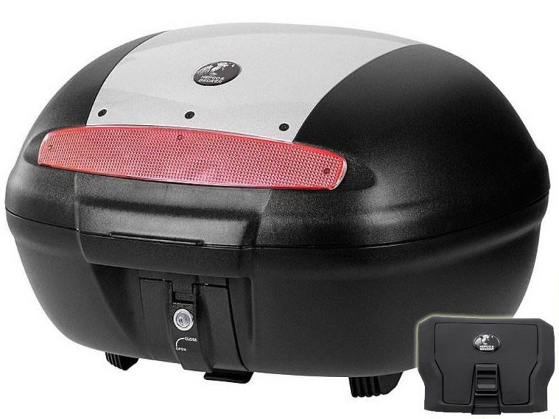 Hepco & Becker Journey TC 50 inkl. Adapterplatte Topcase (silber)