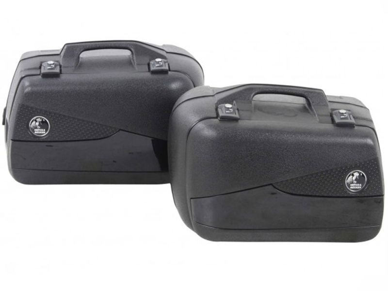 Hepco & Becker Junior Flash 40 Motorrad Seitenkoffersatz (schwarz)