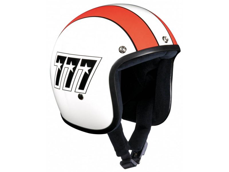 Bandit 777 jet helmet (without ECE | white / orange / black)