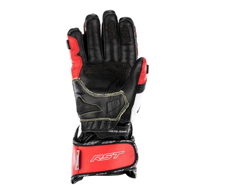 RST TracTech Evo 4 Motorradhandschuhe (Rot/Schwarz/Weiß)