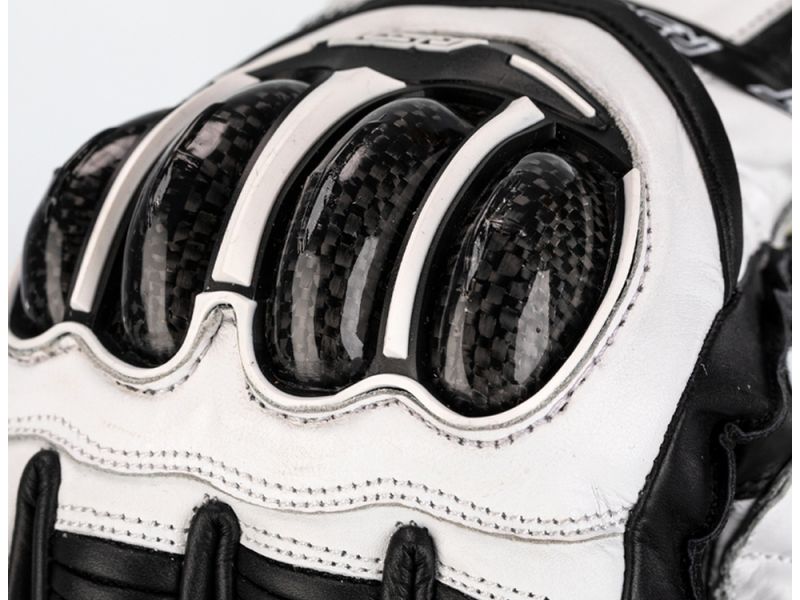 RST TracTech Evo 4 Motorradhandschuhe (Weiß/Schwarz)