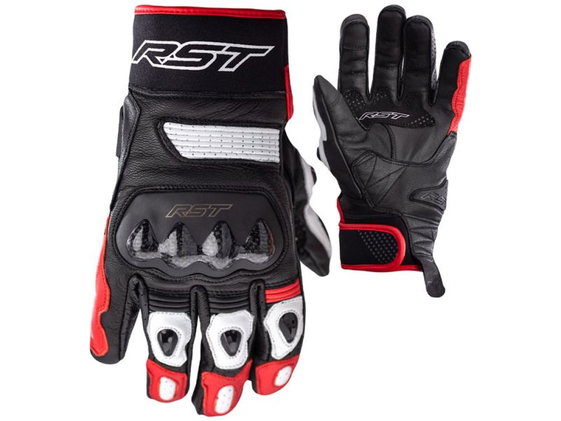RST Freestyle 2 Motorradhandschuhe (Schwarz/Weiß/Rot)
