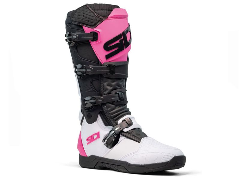 Sidi X Power SC Cross Stiefel (weiß / schwarz / pink)