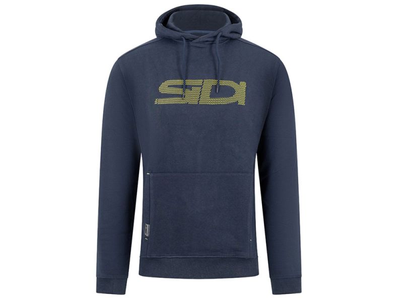 Sidi Felpa Cappuccio Capta Hoodie (stahlgrau / blau)