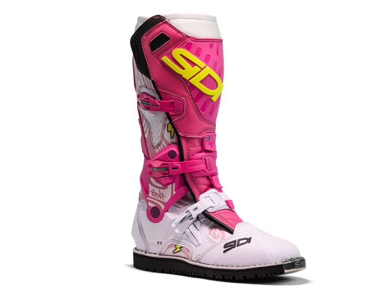 Sidi Crossair HD Billy Bolt Special Edition Motorradstiefel (weiß / pink)