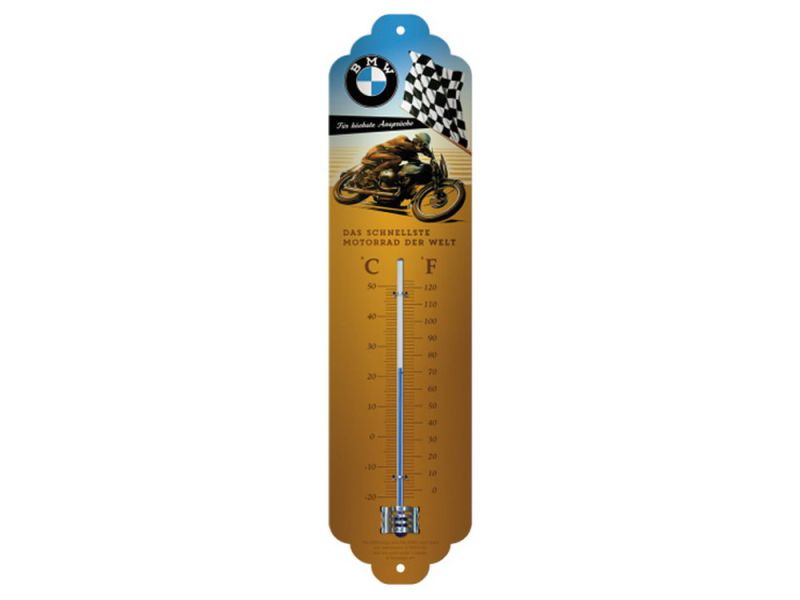 Nostalgic-Arts Thermometer BMW Ansprüche (7x28cm)