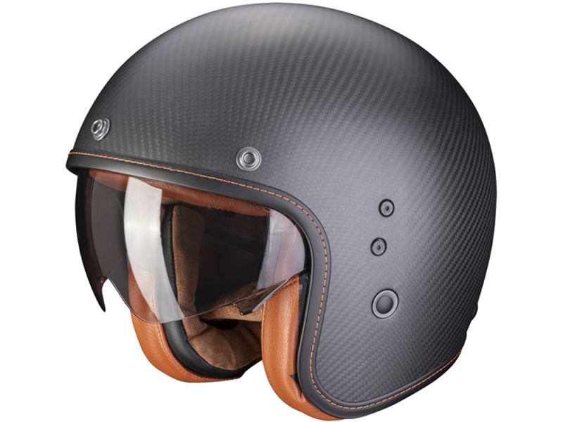 Scorpion Belfast Carbon Evo Solid Jet Helmet (matt black / carbon)