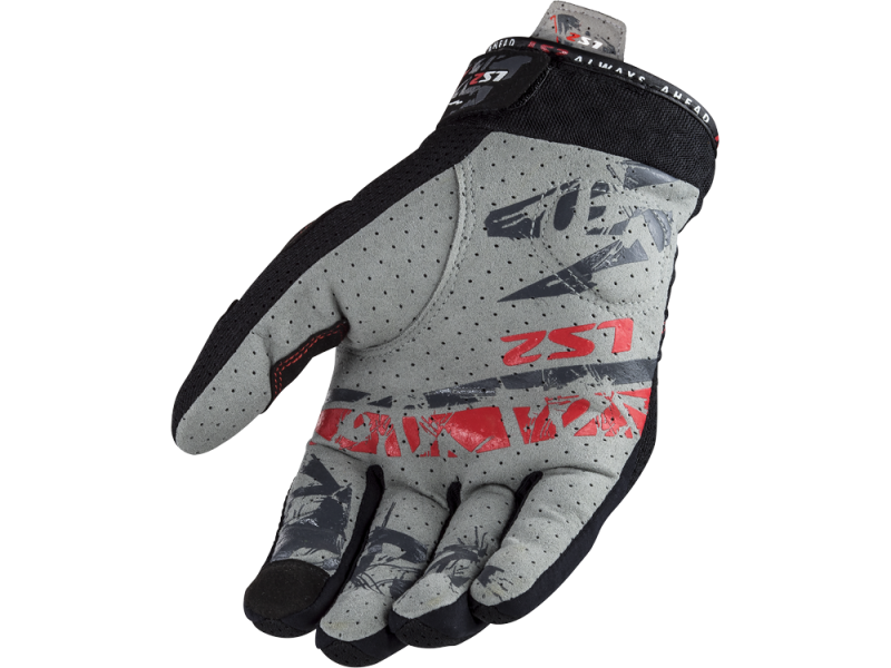 LS2 Chuki Man Motorradhandschuhe (Schwarz)
