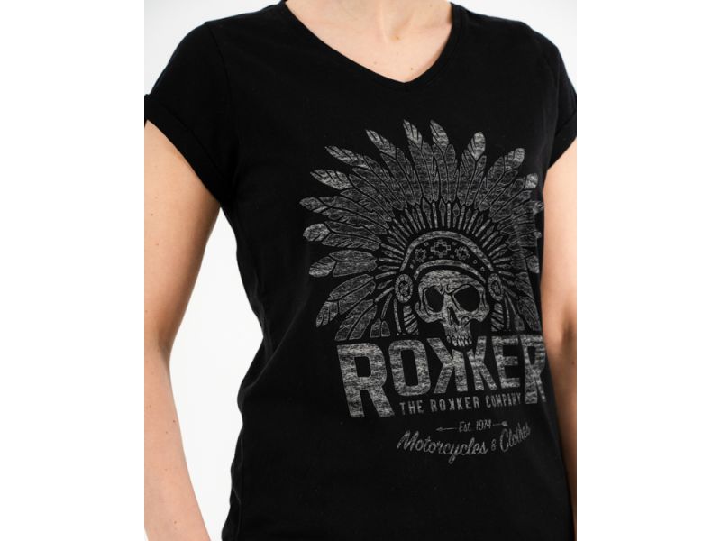 rokker Indian Bonnet T-Shirt Women