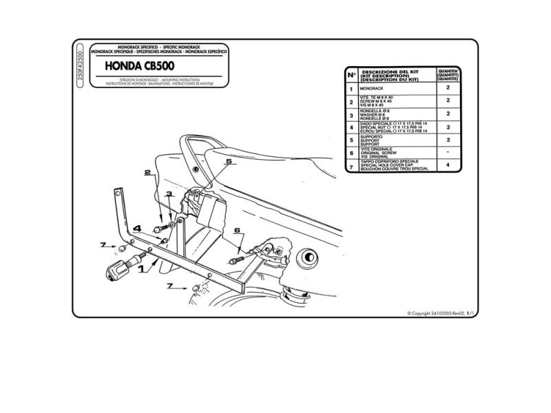 Hepco & Becker Sturzbügel Honda CBX 1000 (1978-1979)