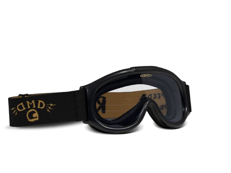 DMD Ghost motorcycle goggles (black / transparent)