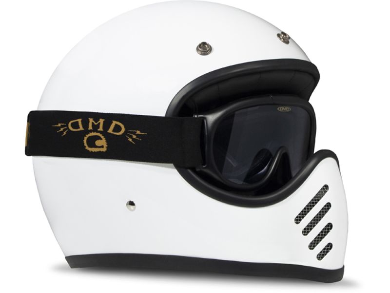 DMD Ghost motorcycle goggles (black / (heavily tinted)