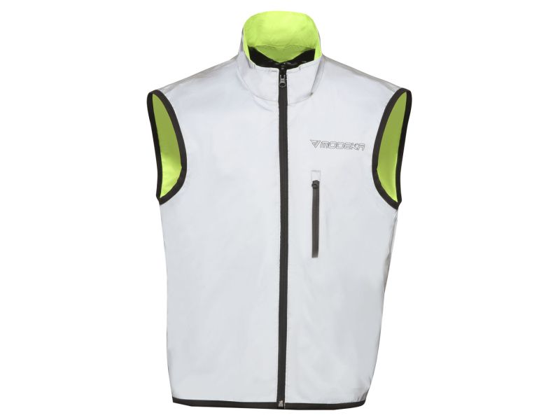 Modeka Double Eye Warnweste unisex (neongelb/silber)