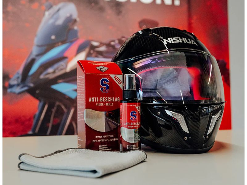 S100 Anti-Beschlag Visier/Brille inkl. Mikrofasertuch