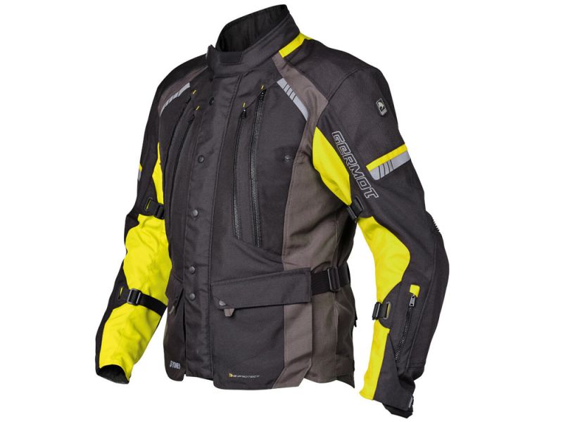 Germot Sydney Motorradjacke (schwarz/gelb)
