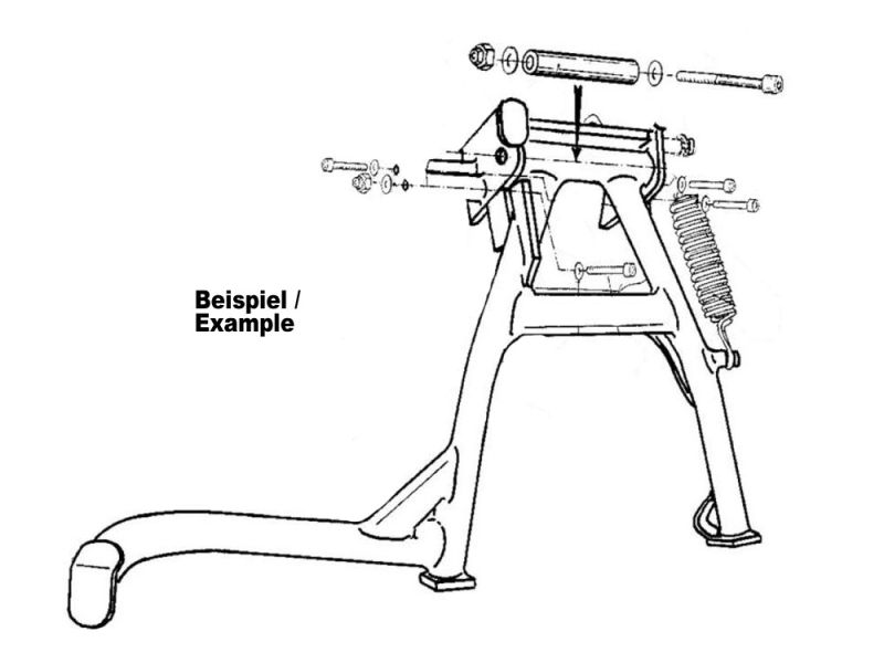 Hepco & Becker Hauptständer Honda Africa Twin Adventure Sports (2018- | schwarz)