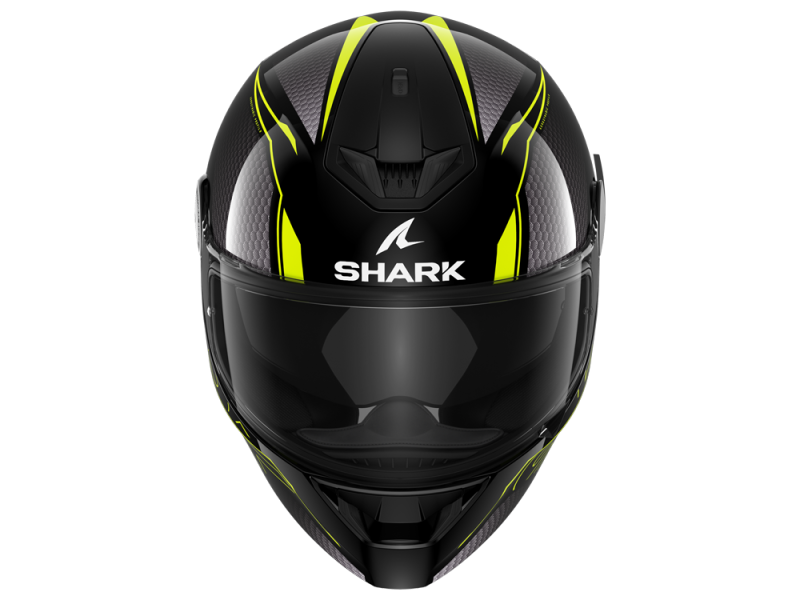 Shark D-Skwal 2 Cadium full-face helmet (black / grey / yellow)