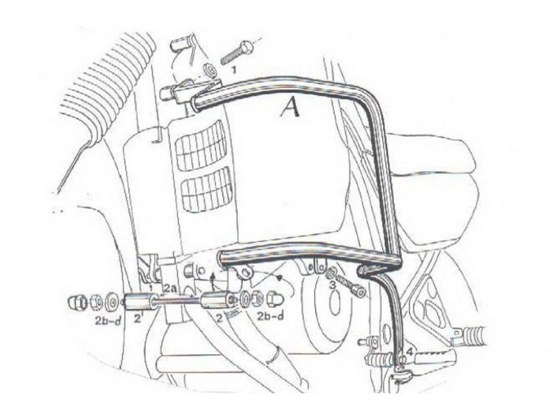 Hepco & Becker Sturzbügel Honda XL 600 V Transalp (1987-2000)