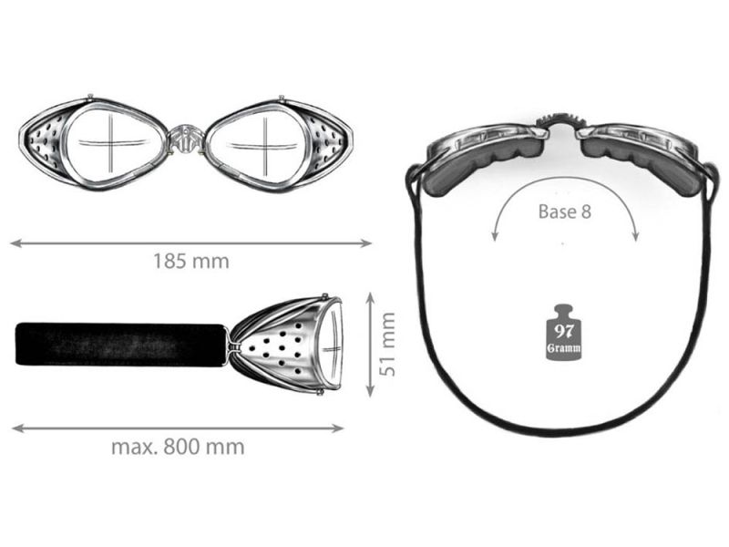 Helly Hunter Motorcycle Goggles