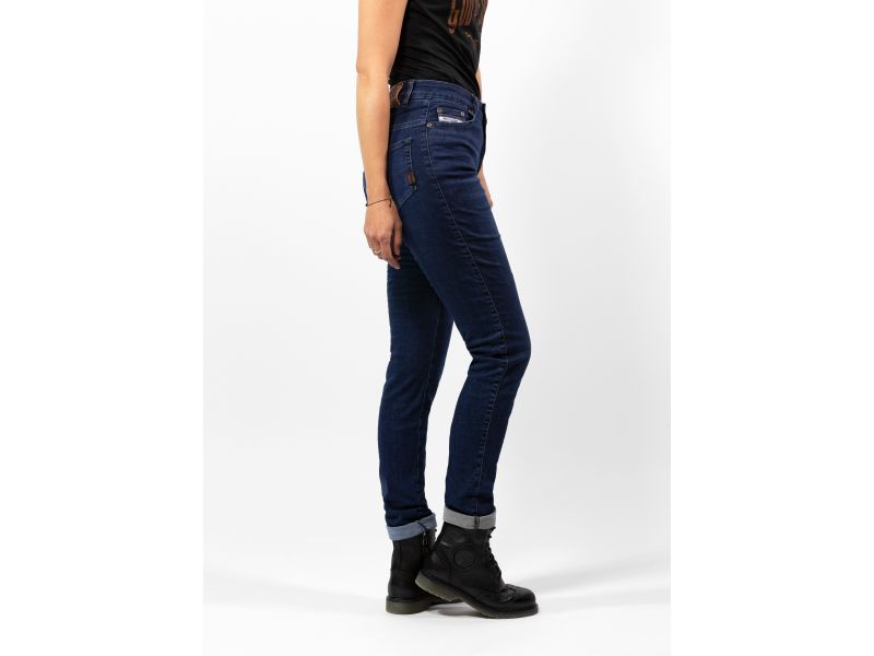 John Doe Betty High Motorcycle Jeans Women (short | blue)