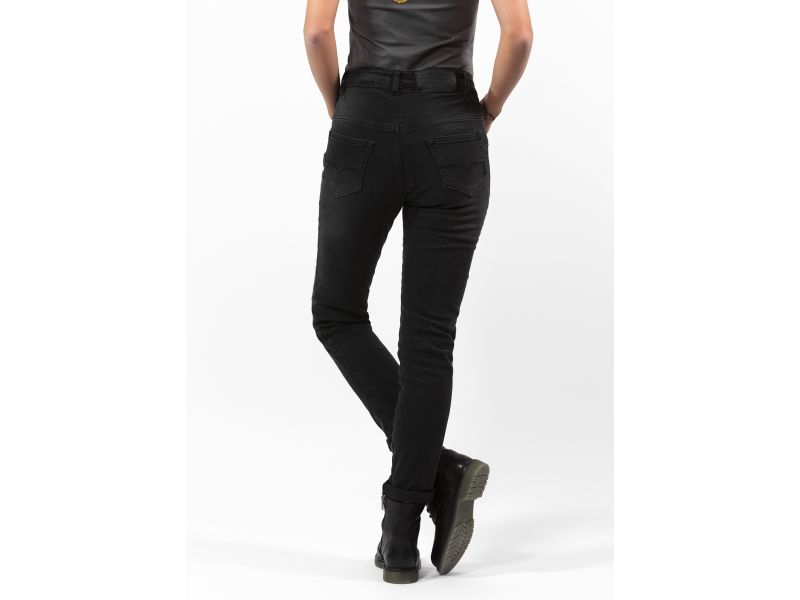 John Doe Betty High Motorcycle Jeans Women (short | black)