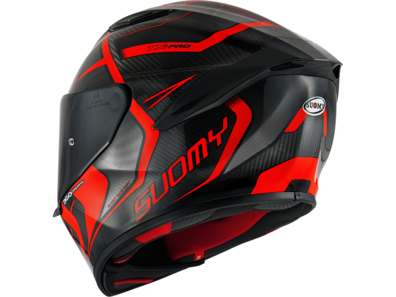 Suomy TX-Pro Carbon Advance Full-Face Helmet (black / carbon / red)