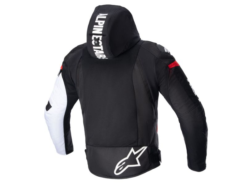 Alpinestars Zaca Air WP Textiljacke (Schwarz/Weiß/Rot)