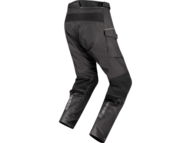 LS2 Travel Motorradhose Langgröße (Schwarz/Dunkelgrau)