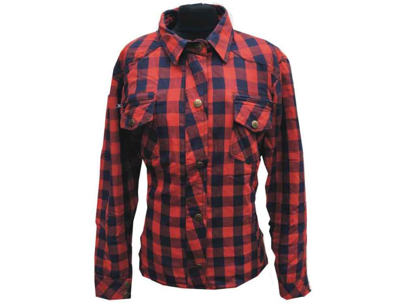 Bores Lumber Jack Shirt Ladies (with aramid fabric | red)