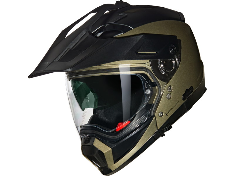 Nolan N70-2X N-Com Classico Nobile 314 Motorradhelm (Grau/Schwarz)