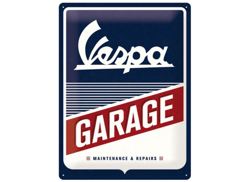 Nostalgic-Arts Vespa Garage Blechschild (30x40cm)