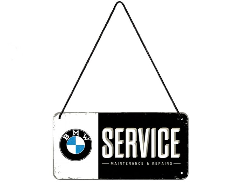 Nostalgic-Arts BMW Service Hängeschild (10x20cm)